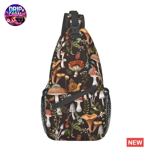 Vintage Elephant Sling Backpack Adjustable Daypack Travel Hiking Unisex Chest main image 6
